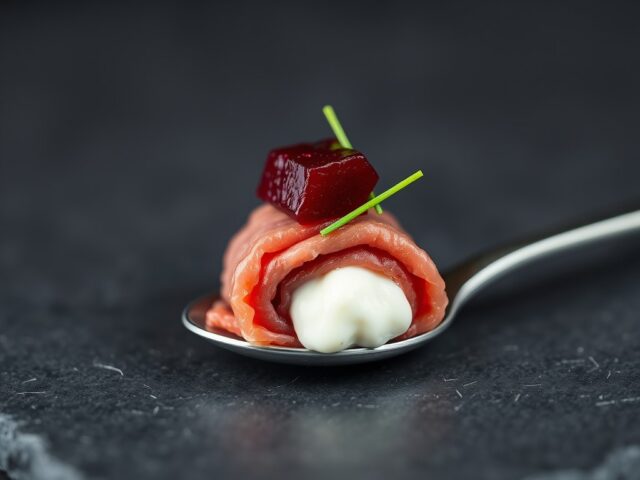 Amuse met rosbief