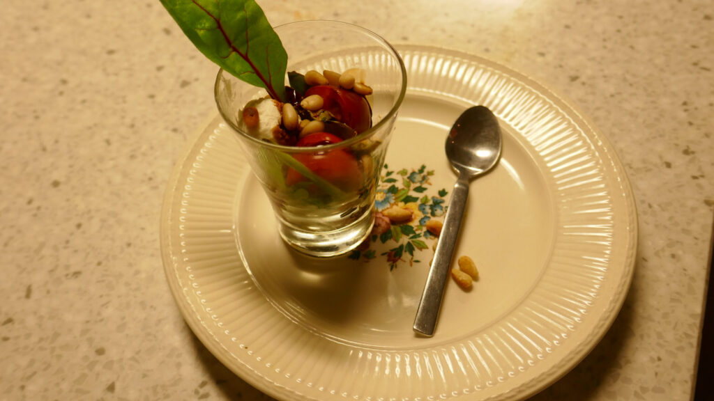 Amuse rucolasalade