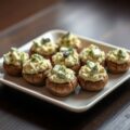 Amuse- voorgerecht Gevulde champignons