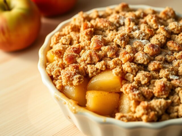 Ananas appel crumble