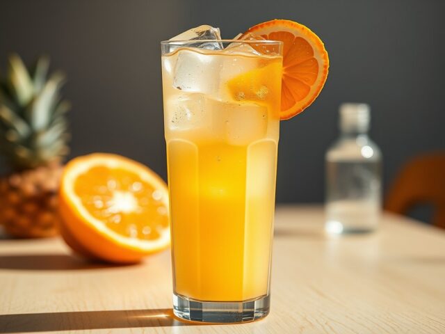 Ananascocktail met sinaasappel