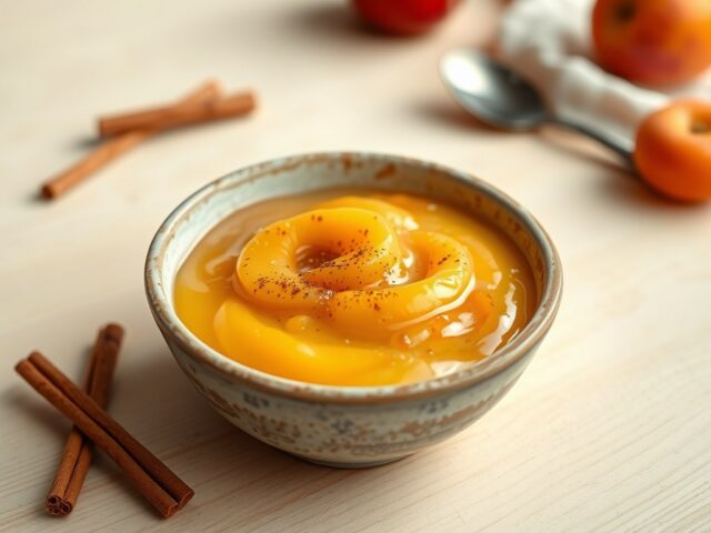 Appel- abrikozenmoes