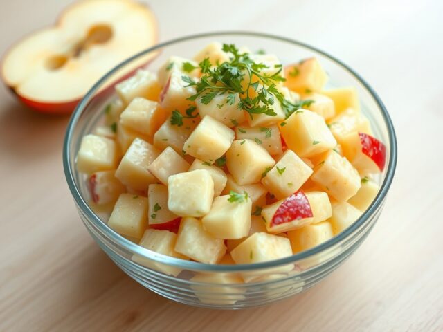 Appel ananas salade
