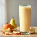 Appel, banaan en peersapje