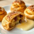 Appelbollen met sabayon van citroenbrandewijn