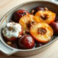 Appels en pruimen uit de oven