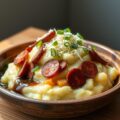 Appelstamppot met chorizo