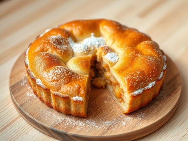 Appelvlaai met deksel