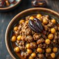 Arabisch gehakt met dadels