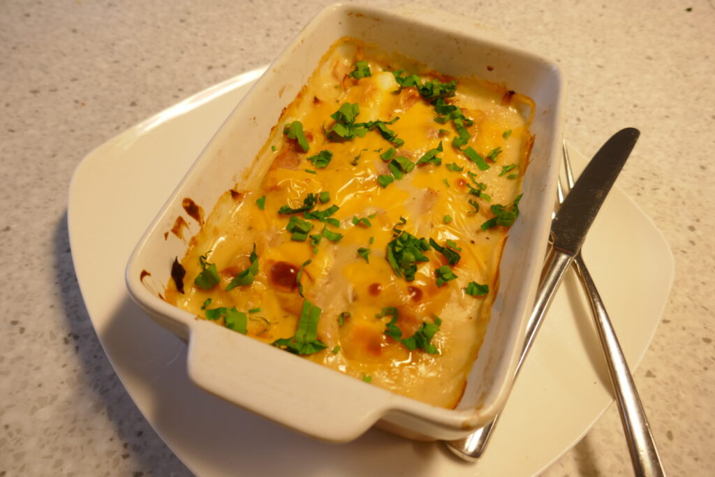 Asperge Ovenschoteltje met een lichte misosaus