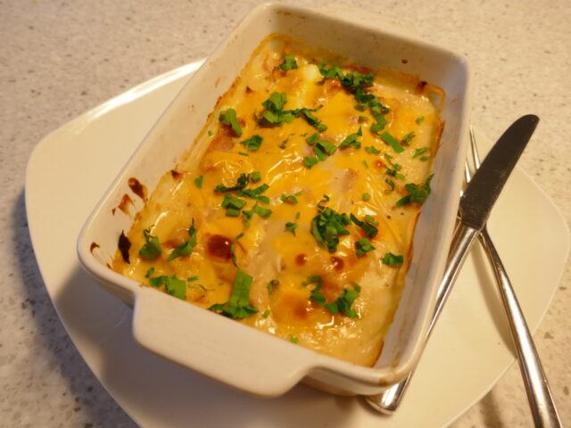 Asperge Ovenschoteltje met een lichte misosaus