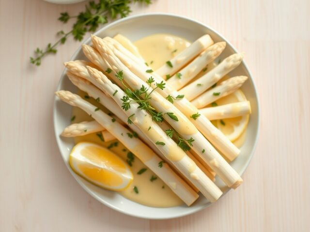 Asperges met dragonsaus
