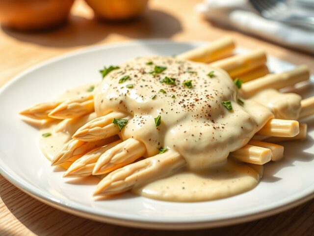 Asperges met eisaus