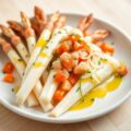Asperges met Rivierkreeftenstaartjes