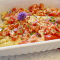 Asperges met tomaat en een vleugje kaas