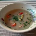 Aspergesoep met rivierkreeftjes