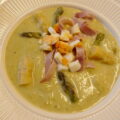 Aspergesoep van witte én groene asperges