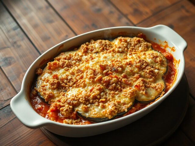 Aubergine au gratin