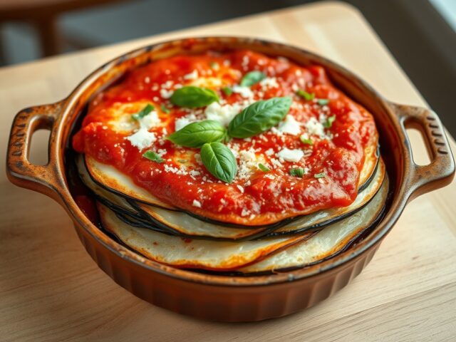Aubergine Parmigiana