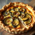 Aubergine Quiche in een Paté Brisée