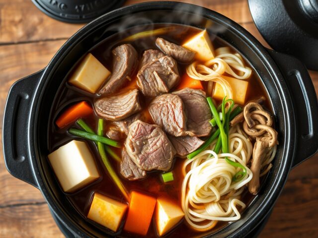 Authentieke Japanse Sukiyaki voor de hele familie