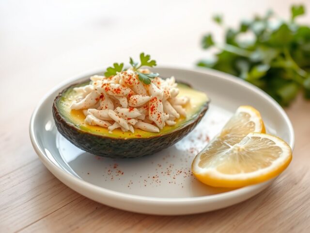 Avocado met Krab