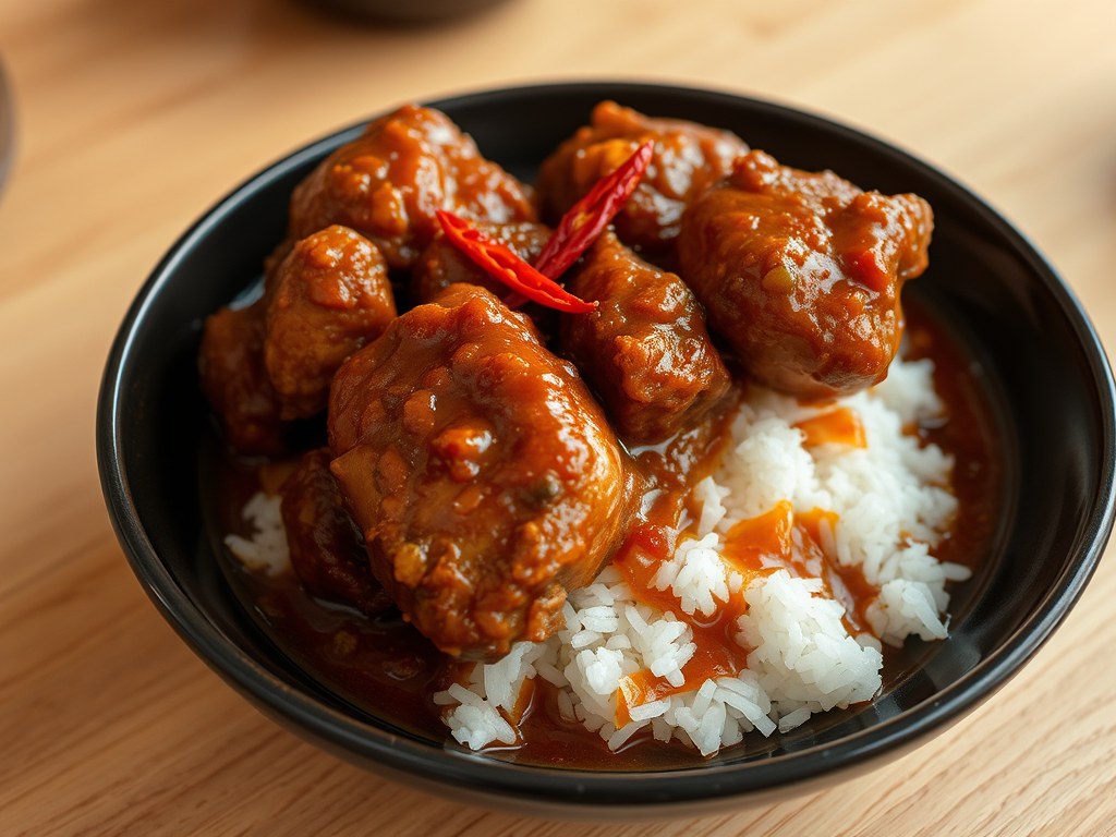 Ayam (Boemboe) Bali, AI-gegenereerde illustratie