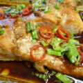 Aziatische Zalm Uit De Oven