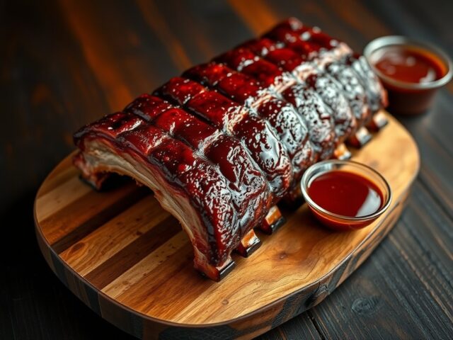 Baby-Back Spareribs – in Bier Gegaard – met BBQ-saus