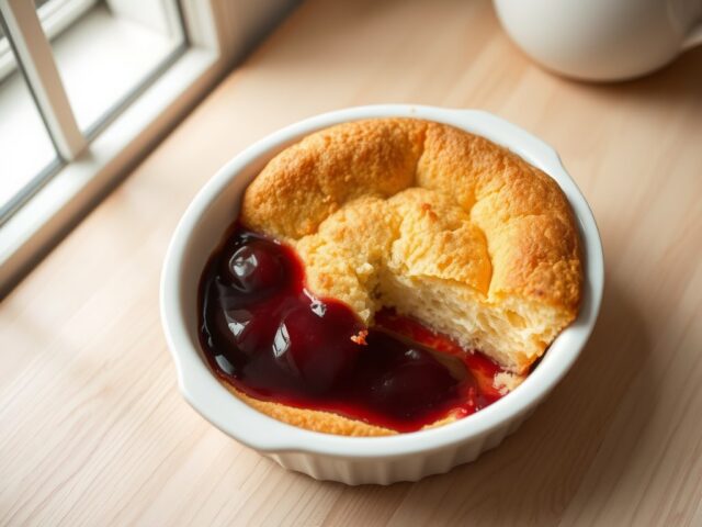 Baked Jam Sponge