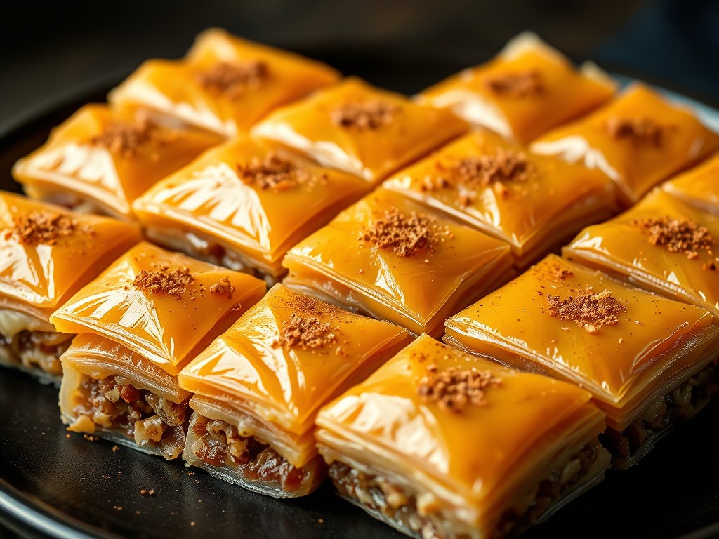 Baklava, AI-gegenereerde illustratie