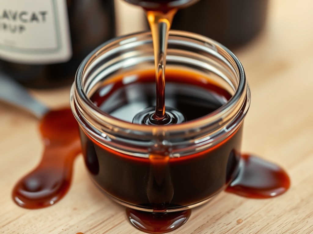 Balsamicostroop, AI-gegenereerde illustratie