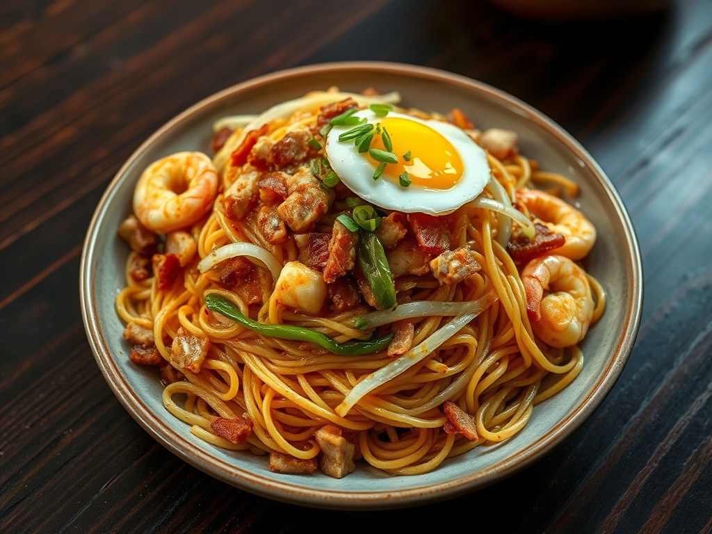 Bami Goreng II, AI-gegenereerde illustratie