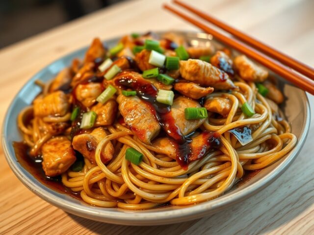 Bami met pindakaas