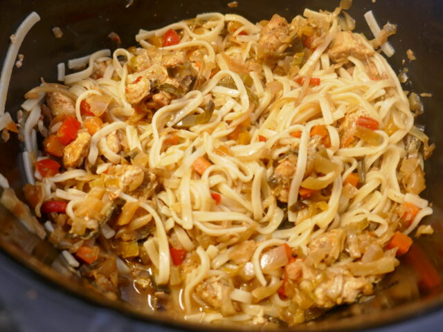 Bami uit de slowcooker