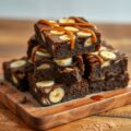 Bananen- caramel brownies