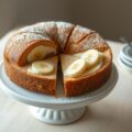 bananenroom taart met banketbakkersroom