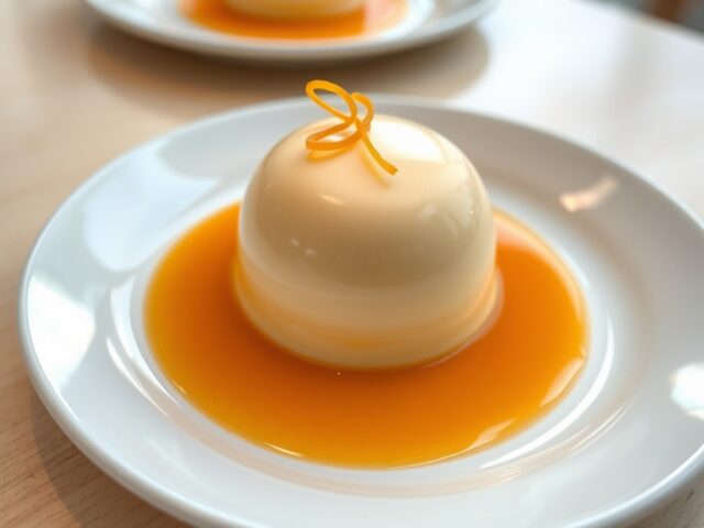 Bavarois a l’orange