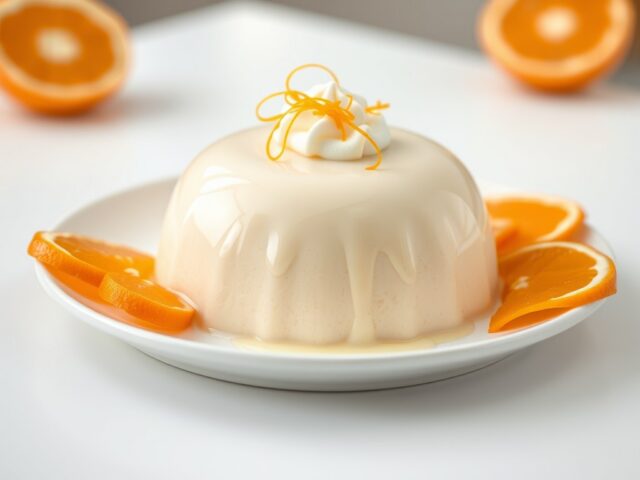 Bavarois orange