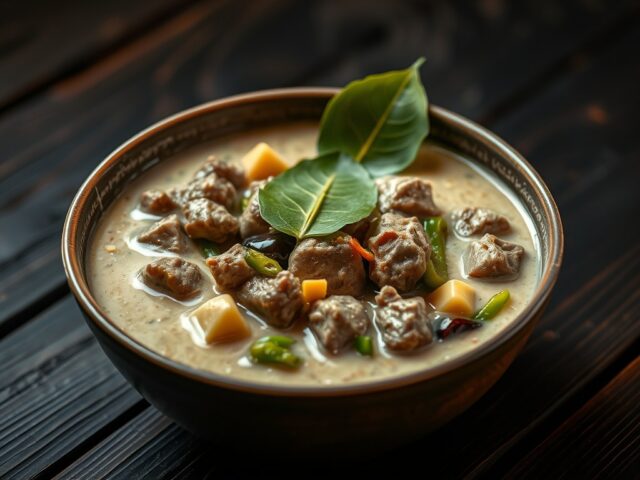 Beefcurry uit Thailand