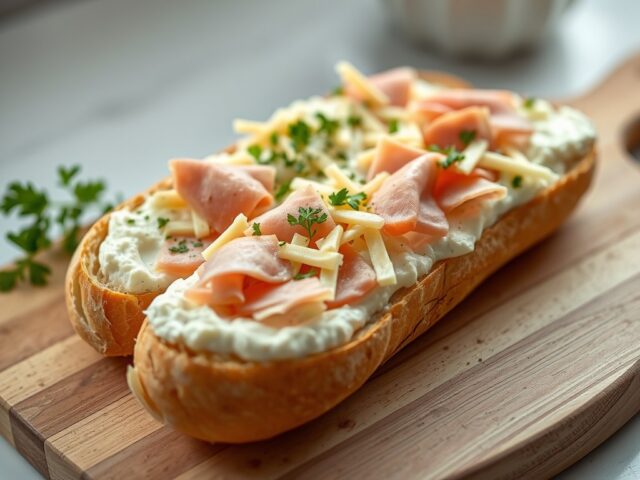 Besmeerd stokbrood