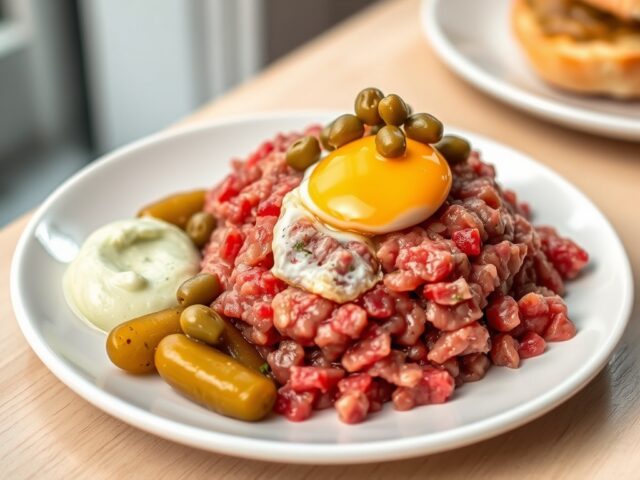 Biefstuk Tartaar met Bieslook Mayo