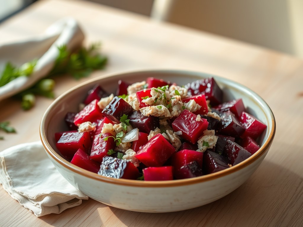 Bietensalade, AI-gegenereerde illustratie