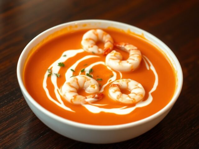 Bisque van en met Garnalen