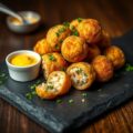 Bitterballetjes van gerookte zalmforel