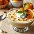 Bitterkoekjespudding met boerenmeisjes