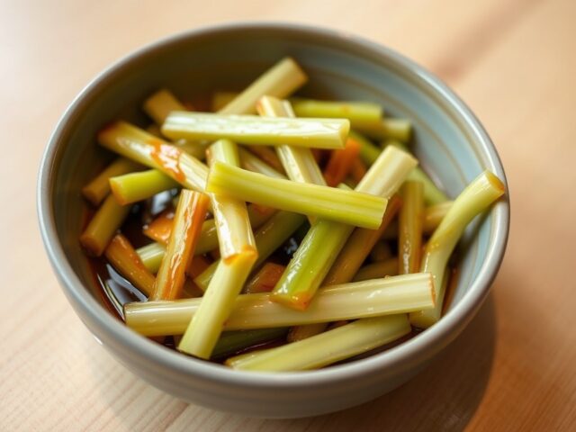 Bleekselderij op Chinese manier