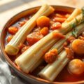 Bleekselderij op Portugese wijze
