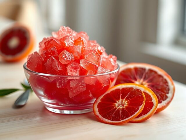 Bloedsinaasappel granita