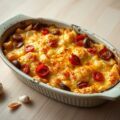 Bloemkool, aardappel & tomaten gratin